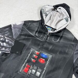 Star Wars Darth Vader Full Zip Hoodie Mens Medium 38/40 Costume Cosplay